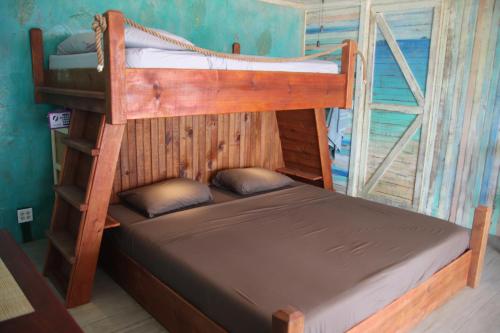 Ein Bett oder Betten in einem Zimmer der Unterkunft Skully's House