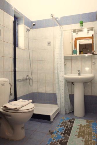 Koupelna v ubytování Villa Elan