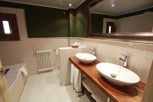 Koupelna v ubytování Hotel Poldo