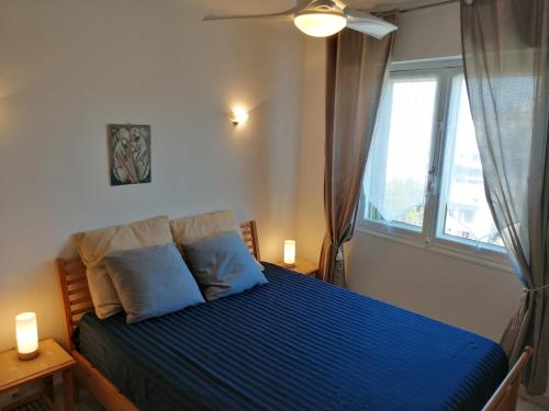 Postel nebo postele na pokoji v ubytování Guillaumont Apartment