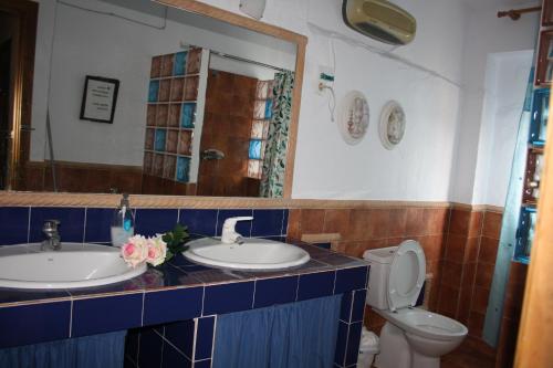 A bathroom at Casa Rural Asiento del Río