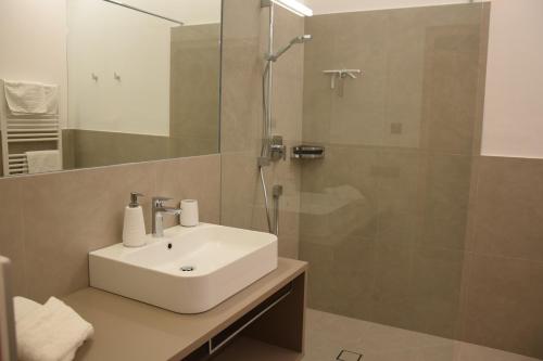 Koupelna v ubytování Garden-Suite Faselehof