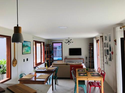 Et tv og/eller underholdning på Pousada Divino Milagre