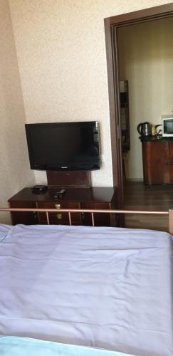Una televisión o centro de entretenimiento en Guest House Didis
