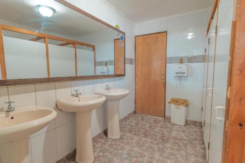 Koupelna v ubytování Hostal El Descanso