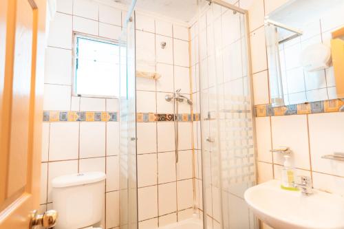 Koupelna v ubytování Hostal El Descanso