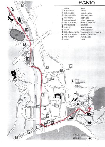 a map of the city of leyrino at Ca du Sergio - Il Mesco in Levanto