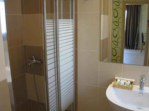 Koupelna v ubytování Imerti Resort Hotel