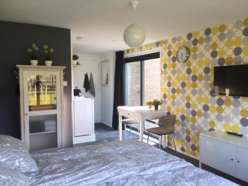 Postel nebo postele na pokoji v ubytování B&B Nagele