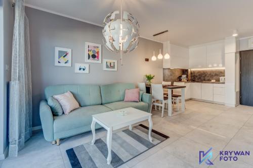 Η κουζίνα ή μικρή κουζίνα στο Gardenia Sea Side TOPAZ 6 Dziwnów