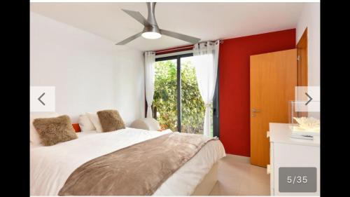 מיטה או מיטות בחדר ב-Villa Las Terrazas 17•Exclusive Chill Out and Pool.