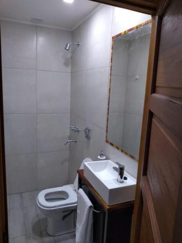 Vonios kambarys apgyvendinimo įstaigoje Casa confortable