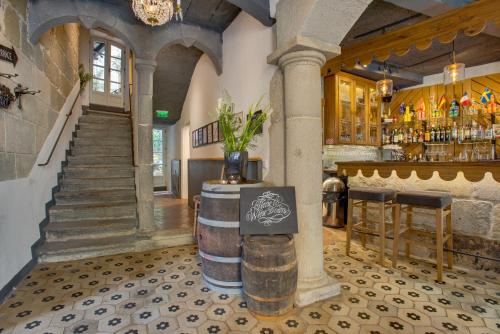 Ο χώρος του lounge ή του μπαρ στο Rue Galilee