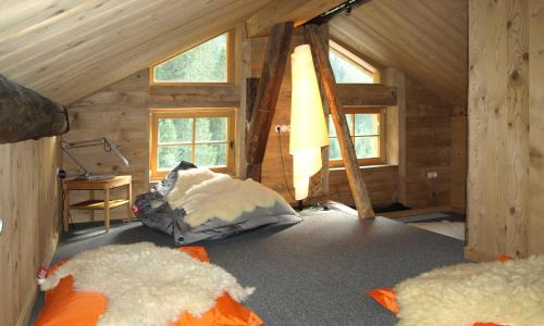 Ένα ή περισσότερα κρεβάτια σε δωμάτιο στο Unterboden 5