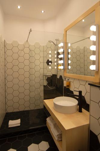 Ένα μπάνιο στο Kleines Hotel