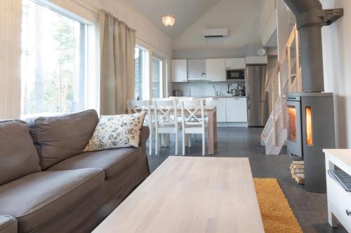Dapur atau dapur kecil di Varjola Holiday Center