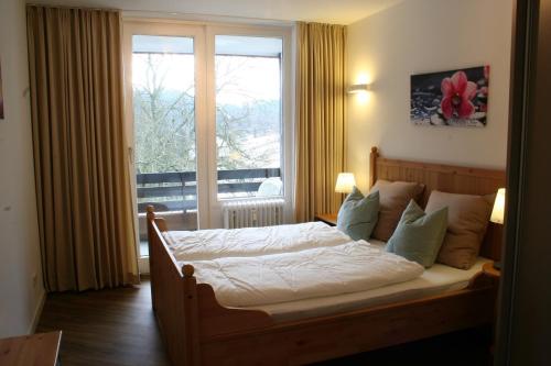 Postel nebo postele na pokoji v ubytování In der Büre B