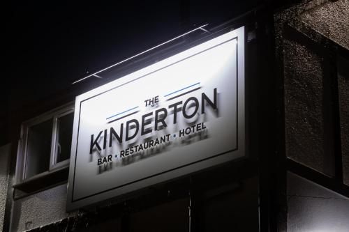 a sign on the side of a building at The Kinderton in Middlewich