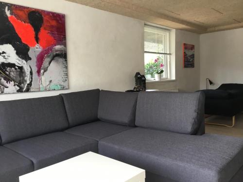 Χώρος καθιστικού στο Århus nord bed and breakfast