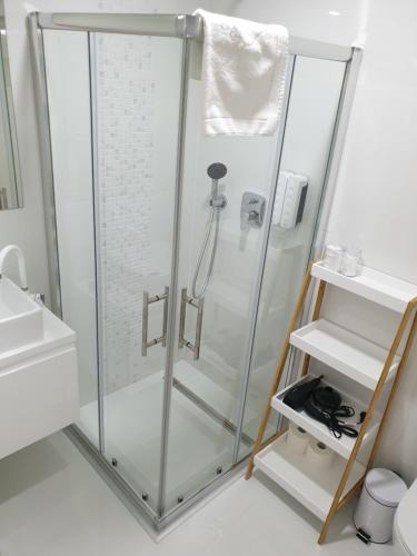 Bilik mandi di Apartmány Urban