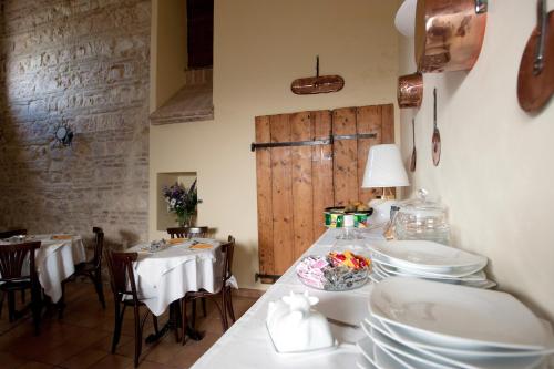 En restaurant eller et andet spisested på Valcastagno Relais