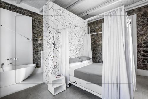 Koupelna v ubytování Masseria Guida