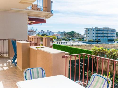 En balkong eller terrasse på Apartment Golden Beach by Interhome