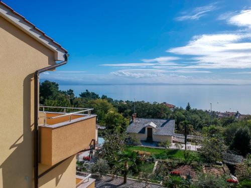 a view of the ocean from a building at Apartment Silvana-3 by Interhome in Matulji