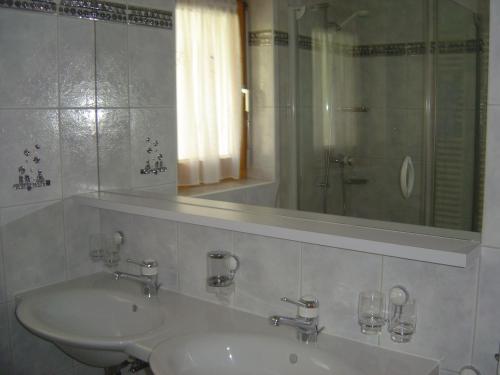 Koupelna v ubytování Haus Le Mirage