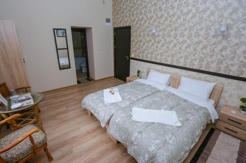 Ένα ή περισσότερα κρεβάτια σε δωμάτιο στο Guest House Marrakech