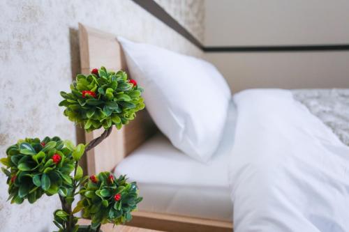 Ένα ή περισσότερα κρεβάτια σε δωμάτιο στο Guest House Marrakech