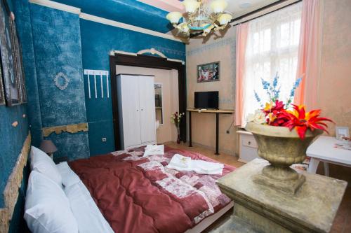 Ένα ή περισσότερα κρεβάτια σε δωμάτιο στο Guest House Marrakech