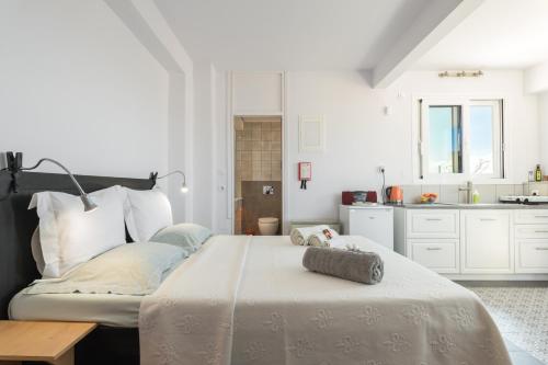 Ένα ή περισσότερα κρεβάτια σε δωμάτιο στο City Penthouse ENA