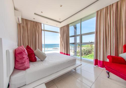 Χώρος καθιστικού στο Residence on Sea View