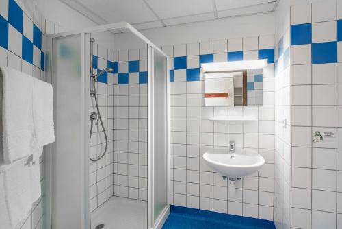 Ванная комната в Hostel - Le Mittel