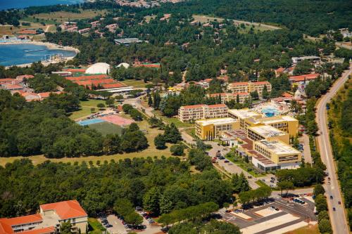 an aerial view of the campus of a university at Hotel Garden Istra Plava Laguna in Umag