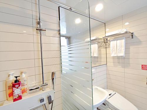 Ванная комната в Hotel Stay Interview Jeju