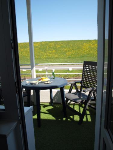Balkoni atau teres di Haus am Meer