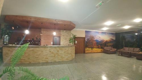 The lobby or reception area at Dom Turysty Sanok