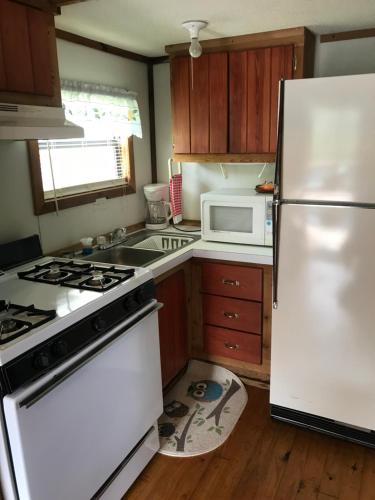 Dapur atau dapur kecil di Ft. Wilderness RV Park and Campground