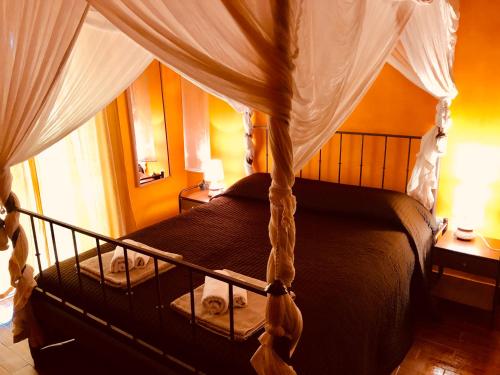 Кровать или кровати в номере Villa Saron