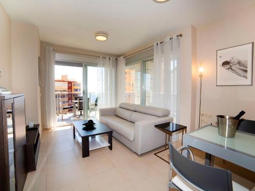 Χώρος καθιστικού στο Apartment Entremares by Interhome