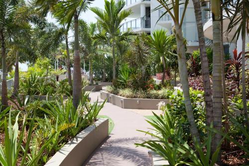 Jardín al aire libre en Vision Apartments