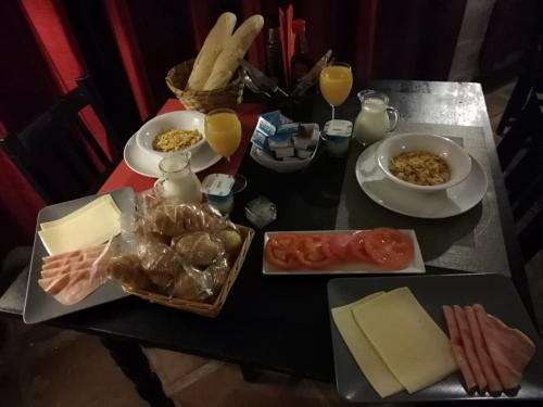 Frukostalternativ för gäster på Finca la Mota