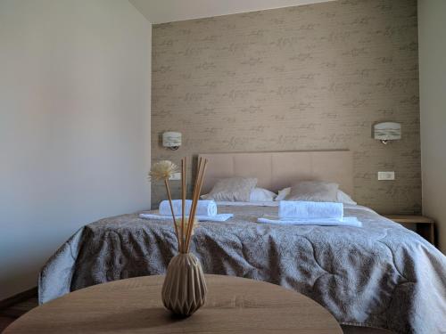 Katil atau katil-katil dalam bilik di Hotel Vesna