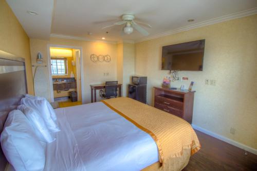 Postel nebo postele na pokoji v ubytování Princess Inn