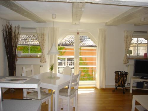 Μια τηλεόραση ή/και κέντρο ψυχαγωγίας στο Ferienwohnung im Herzen der Altstadt