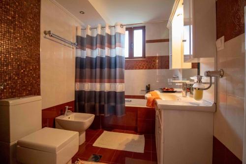 Koupelna v ubytování Harision Residence