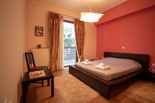 Postel nebo postele na pokoji v ubytování Harision Residence