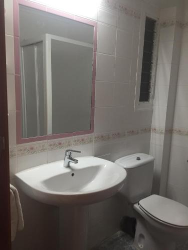 Koupelna v ubytování Hostal Roberto